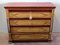 Antique Italian Lacquered Chestnut Dresser 1