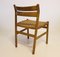 Danish Oak and Paper Cord Dining Chairs, 1960s, Set of 4 4