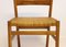 Danish Oak and Paper Cord Dining Chairs, 1960s, Set of 4 5