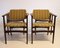 Scandinavian Modern Danish Fabric and Teak Armchairs by Erik Buch, 1960s, Set of 4, Image 2