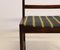 Moderne dänische Esszimmerstühle mit Stoffsitz & Gestell aus Palisander im skandinavischen Stil, 1960er, 4er Set 5