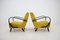 Beech and Fabric Armchairs by Jindřich Halabala, 1950s, Set of 2 7