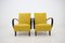 Beech and Fabric Armchairs by Jindřich Halabala, 1950s, Set of 2, Image 8