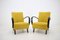 Beech and Fabric Armchairs by Jindřich Halabala, 1950s, Set of 2 9
