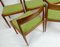 Danish Teak and Wool Dining Chairs from Fritz Hansen, 1960s, Set of 5 9
