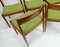 Danish Teak and Wool Dining Chairs from Fritz Hansen, 1960s, Set of 5, Image 9