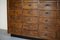 Large Antique French Pine Industrial Hardware Cabinet, Image 6