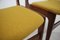 Danish Fabric and Teak Dining Chairs, 1960s, Set of 6 2