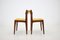 Danish Fabric and Teak Dining Chairs, 1960s, Set of 6 6