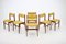 Danish Fabric and Teak Dining Chairs, 1960s, Set of 6, Image 9