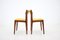 Danish Fabric and Teak Dining Chairs, 1960s, Set of 6 11