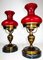 Vintage Library Table Lamps, Set of 2, Image 1