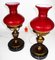 Vintage Library Table Lamps, Set of 2 6