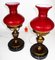 Vintage Library Table Lamps, Set of 2, Image 6