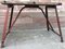 French Iron and Oak Industrial Console Table, 1950s 6
