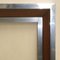 Modernist Chrome, Rosewood, & Brass Frame, 1930s 2