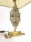 Mid-Century Bronze and Fabric Table Lamp, 1960s 6