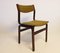 Scandinavian Modern Danish Fabric and Rosewood Dining Chairs, 1960s, Set of 6, Image 2