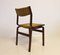 Scandinavian Modern Danish Fabric and Rosewood Dining Chairs, 1960s, Set of 6, Image 4
