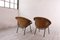 Vintage German Steel and Suede Lounge Chairs from Lusch & Co, 1960s, Set of 2 2