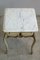 Antique Baroque French Wood and Marble Side Table 5