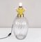 Tischlampe aus Messing & mundgeblasenem Glas von Lumica, 1970er 10