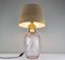 Brass and Blown Glass Table Lamp from Lumica, 1970s 4