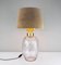 Brass and Blown Glass Table Lamp from Lumica, 1970s 3