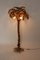 Lámpara de pie en forma de palmera bañada en oro de Hans Kögl, años 70, Imagen 7