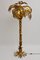 Gold Plated Palm Tree Floor Lamp by Hans Kögl, 1970s 6