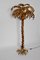 Gold Plated Palm Tree Floor Lamp by Hans Kögl, 1970s, Image 5