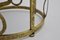 Italian Modern Metal and Gold Plating Console Table, 1980s, Image 7