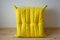 Puf Togo de microfibra amarilla de Michel Ducaroy para Ligne Roset, años 70, Imagen 3