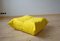 Yellow Microfiber Togo Pouf by Michel Ducaroy for Ligne Roset, 1970s 6