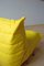 Yellow Microfiber Togo Lounge Chair by Michel Ducaroy for Ligne Roset, 1970s 4