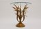 Mid-Century Italian Gold Plated Sheaf Side Table, Image 2