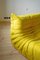Togo 2-Sitzer Sofa aus Mikrofaser in Gelb von Michel Ducaroy für Ligne Roset, 1970er 5