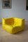 Yellow Microfiber Togo Corner Chair by Michel Ducaroy for Ligne Roset 1