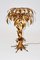 German Gold Plated Palm Tree Table Lamp by Hans Kögl, 1970s 2