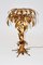Lampada da tavolo a forma di palma placcata in oro di Hans Kögl, Germania, anni '70, Immagine 2