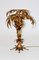 Lampada da tavolo a forma di palma placcata in oro di Hans Kögl, Germania, anni '70, Immagine 1