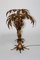 German Gold Plated Palm Tree Table Lamp by Hans Kögl, 1970s 4