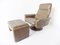 Leather DS50 Lounge Chair & Ottoman Set from de Sede, 1970s 5