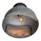 Mid-Century Grey Metal Industrial Ceiling Lamp, 1950s 3