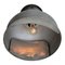 Mid-Century Grey Metal Industrial Ceiling Lamp, 1950s, Image 3