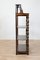 Antique Solid Walnut Shelving Unit with Columns, Image 13