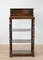 Antique Solid Walnut Shelving Unit with Columns 3