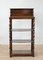 Antique Solid Walnut Shelving Unit with Columns, Image 3