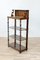 Antique Solid Walnut Shelving Unit with Columns 1