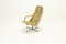 Chrome Plating and Rattan Swivel Chair by Dirk van Sliedregt for Gebroeders Jonkers Noordwolde, 1961 1
